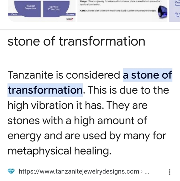 New Natural Tanzanite in sterling size 9 - Picture 9 of 9